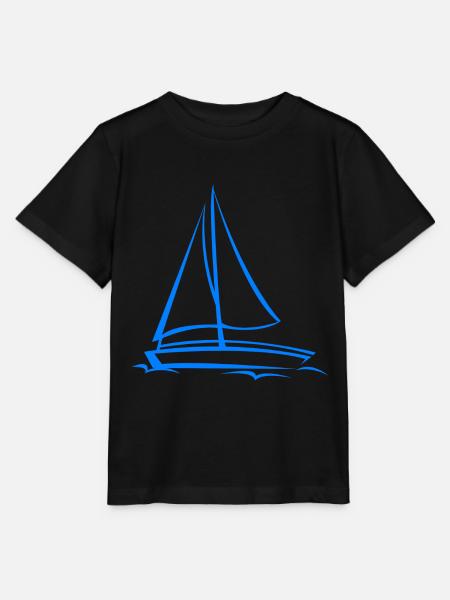 Segelschiff - Stanley/Stella Kinder T-Shirt MINI CREATOR - Schwarz