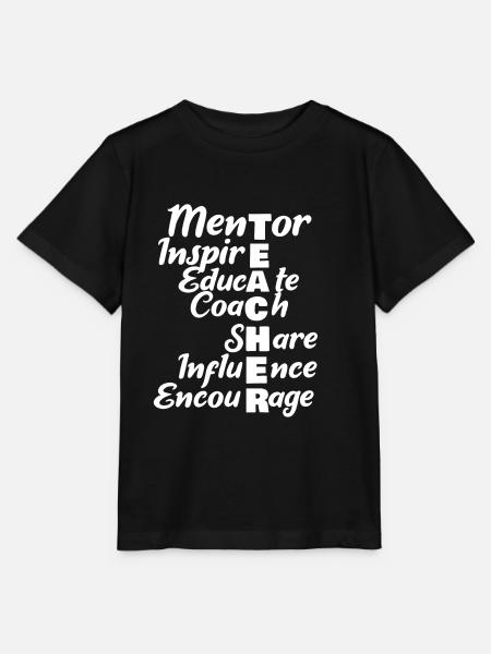 Teacher Mentor - Stanley/Stella Kinder T-Shirt MINI CREATOR - Schwarz