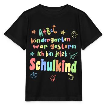 Scolarisation scolaire 1ere année - T-shirt bio MINI CREATOR Stanley/Stella Enfant - noir - Devant - Mikhail (115cm)