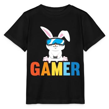 Virtual Reality Gamer - Stanley/Stella Kinder T-Shirt MINI CREATOR  - Schwarz - Vorne - Mikhail (115cm)