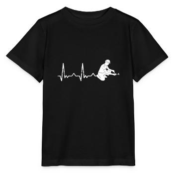 Électricien Électricien Électricien Ingénieur électricien - T-shirt bio MINI CREATOR Stanley/Stella Enfant - noir - Devant - Mikhail (115cm)