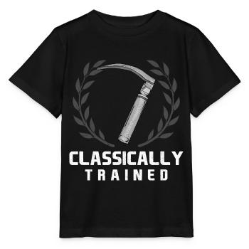 Classically Trained Anesthetists Laryngoscope - Stanley/Stella Kinder T-Shirt MINI CREATOR  - Schwarz - Vorne - Mikhail (115cm)