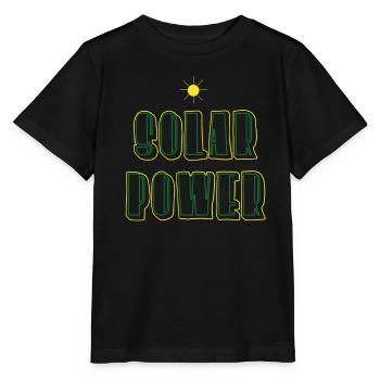 Solar Energie - Stanley/Stella Kinder T-Shirt MINI CREATOR  - Schwarz - Vorne - Mikhail (115cm)