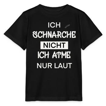 Schlafen - Schnarchen - Stanley/Stella Kinder T-Shirt MINI CREATOR  - Schwarz - Vorne - Mikhail (115cm)
