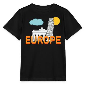Europa - Stanley/Stella Kinder T-Shirt MINI CREATOR  - Schwarz - Vorne - Mikhail (115cm)