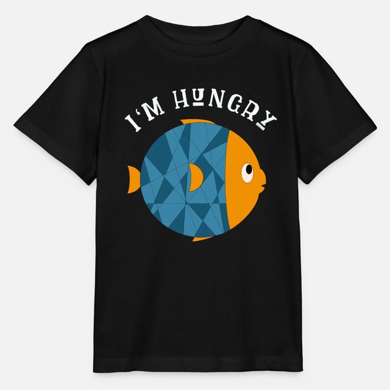 Süßer kleiner Fisch - Stanley/Stella Kinder T-Shirt MINI CREATOR  - Schwarz