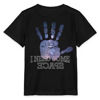 I Need Some Space - Stanley/Stella Kinder T-Shirt MINI CREATOR  - Schwarz - Vorne - Mikhail (115cm)