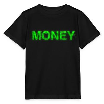 Money and shares - Stanley/Stella MINI CREATOR Kids’ T-Shirt - black - Front - Mikhail (115cm)