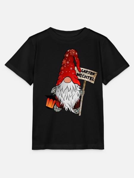 Garten Wichtel – Weihnachtsgnom - Stanley/Stella Kinder T-Shirt MINI CREATOR  - Schwarz