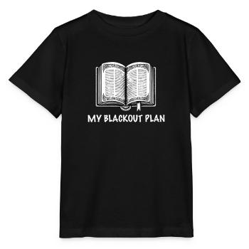 Plan de coupure de courant - T-shirt bio MINI CREATOR Stanley/Stella Enfant - noir - Devant - Mikhail (115cm)