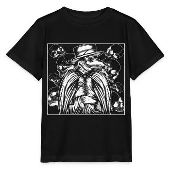 Mort de peste médiévale occulte - T-shirt bio MINI CREATOR Stanley/Stella Enfant - noir - Devant - Mikhail (115cm)