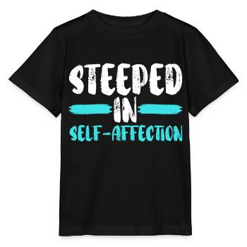 Selbstliebe Motivation Selbstwert Ich Liebe Mich - Stanley/Stella Kinder T-Shirt MINI CREATOR  - Schwarz - Vorne - Mikhail (115cm)