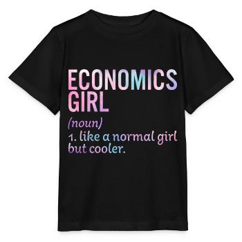 Économie fille - T-shirt bio MINI CREATOR Stanley/Stella Enfant - noir - Devant - Mikhail (115cm)