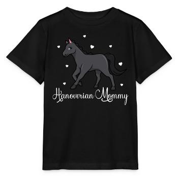 Amoureux des chevaux - Hanoverian Mommy - T-shirt bio MINI CREATOR Stanley/Stella Enfant - noir - Devant - Mikhail (115cm)