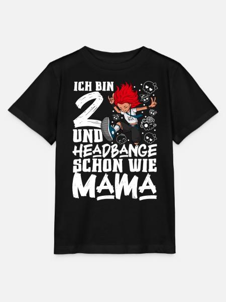 Ich bin 2 - Mädchen Rocker - Stanley/Stella Kinder T-Shirt MINI CREATOR  - Schwarz