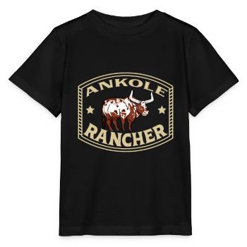 Watussi Beef - Ankole Rancher - Stanley/Stella MINI CREATOR Kids’ T-Shirt - black - Front - Mikhail (115cm)