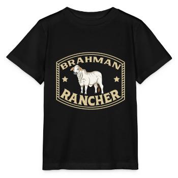 Zebu Beef - Brahman Rancher - Stanley/Stella MINI CREATOR Kids’ T-Shirt - black - Front - Mikhail (115cm)
