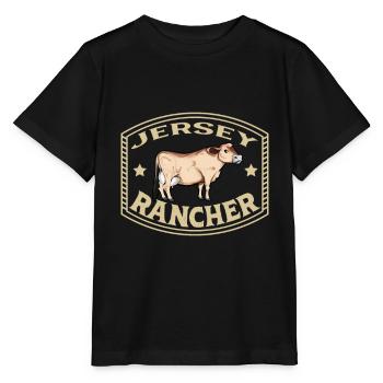 Jersey Beef - Jersey Rancher - Stanley/Stella MINI CREATOR Kids’ T-Shirt - black - Front - Mikhail (115cm)