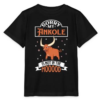 Not in the mood - Ankole - Stanley/Stella MINI CREATOR Kids’ T-Shirt - black - Front - Mikhail (115cm)