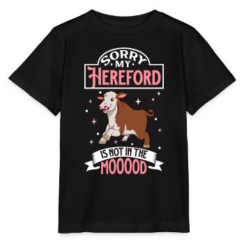 Not in the mood - Hereford - Stanley/Stella MINI CREATOR Kids’ T-Shirt - black - Front - Mikhail (115cm)
