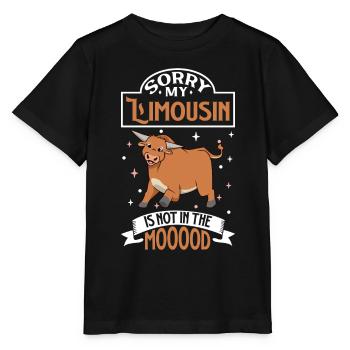 Not in the mood - Limousin - Stanley/Stella MINI CREATOR Kids’ T-Shirt - black - Front - Mikhail (115cm)