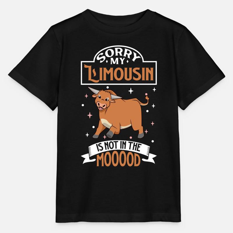 Pas d’humeur - Limousin - T-shirt bio MINI CREATOR Stanley/Stella Enfant - noir