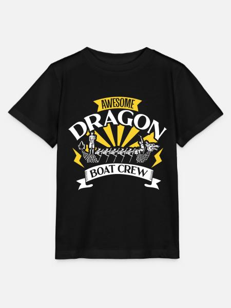 Fantastische Drachenboot Crew - Stanley/Stella Kinder T-Shirt MINI CREATOR  - Schwarz