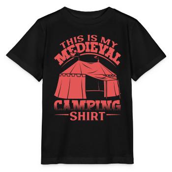 Das ist mein Mittelalter Camping - Stanley/Stella Kinder T-Shirt MINI CREATOR  - Schwarz - Vorne - Mikhail (115cm)