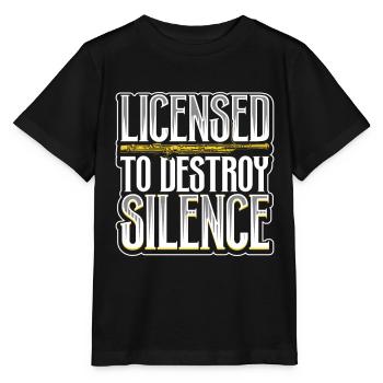Lizenz zum Krach machen - Fagott - Stanley/Stella Kinder T-Shirt MINI CREATOR  - Schwarz - Vorne - Mikhail (115cm)