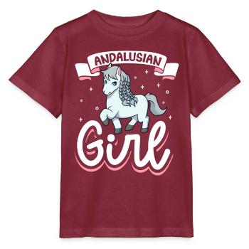 Fille andalouse - T-shirt bio MINI CREATOR Stanley/Stella Enfant - bordeaux - Devant - Kain (125cm)
