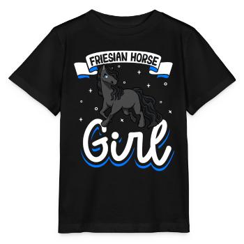 Frisonne Fille - T-shirt bio MINI CREATOR Stanley/Stella Enfant - noir - Devant - Mikhail (115cm)