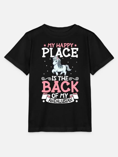 Mein Lieblingsplatz - Andalusian - Stanley/Stella Kinder T-Shirt MINI CREATOR - Schwarz