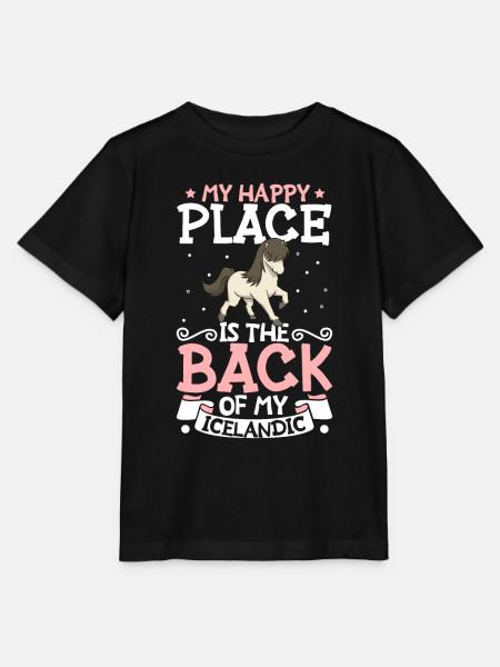 Mein Lieblingsplatz - Icelandic - Stanley/Stella Kinder T-Shirt MINI CREATOR - Schwarz