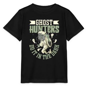 Chasser les fantômes la nuit - chasseurs de fantômes - T-shirt bio MINI CREATOR Stanley/Stella Enfant - noir - Devant - Mikhail (115cm)