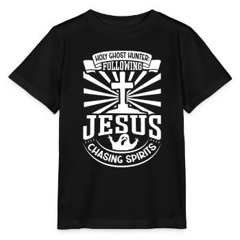 Heiliger Geisterjäger - Stanley/Stella Kinder T-Shirt MINI CREATOR  - Schwarz - Vorne - Mikhail (115cm)