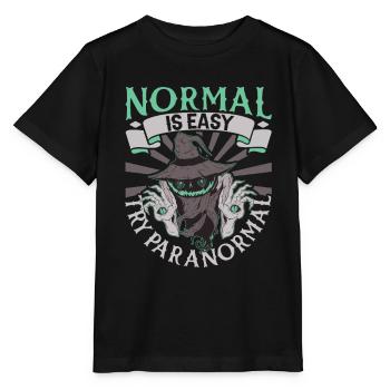 Probier mal Paranormal - Geisterjäger - Stanley/Stella Kinder T-Shirt MINI CREATOR  - Schwarz - Vorne - Mikhail (115cm)