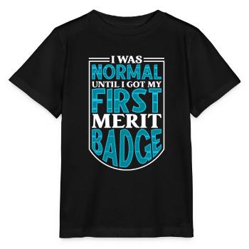 Boy Scout Badge - Boy Scout - Stanley/Stella MINI CREATOR Kids’ T-Shirt - black - Front - Mikhail (115cm)