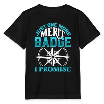 Boy Scout Badge - Boy Scout - Stanley/Stella MINI CREATOR Kids’ T-Shirt - black - Front - Mikhail (115cm)