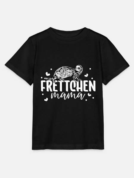 Frettchenliebhaber - Frettchen Mama - Stanley/Stella Kinder T-Shirt MINI CREATOR - Schwarz
