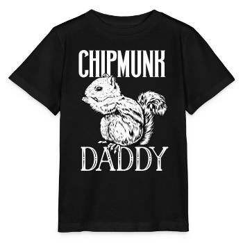 Chipmunk owner - chipmunk dad - Stanley/Stella MINI CREATOR Kids’ T-Shirt - black - Front - Mikhail (115cm)