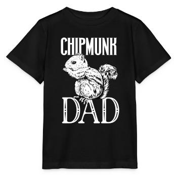 Chipmunk owner - chipmunk dad - Stanley/Stella MINI CREATOR Kids’ T-Shirt - black - Front - Mikhail (115cm)