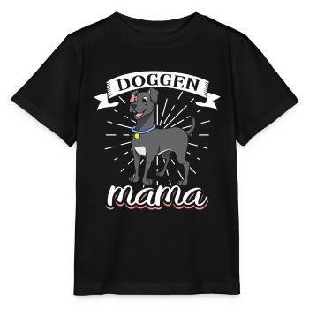 Deutsche Dogge Mama - Deutsche Dogge - Stanley/Stella Kinder T-Shirt MINI CREATOR  - Schwarz - Vorne - Mikhail (115cm)