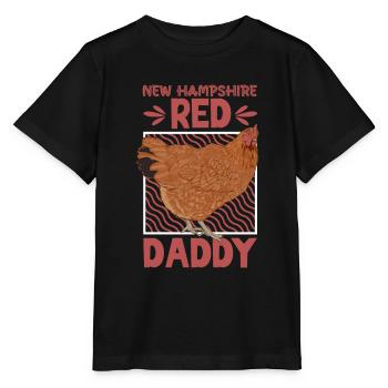 Papa du New Hampshire - T-shirt bio MINI CREATOR Stanley/Stella Enfant - noir - Devant - Mikhail (115cm)