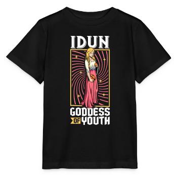 Viking Goddess Idun - Stanley/Stella MINI CREATOR Kids’ T-Shirt - black - Front - Mikhail (115cm)