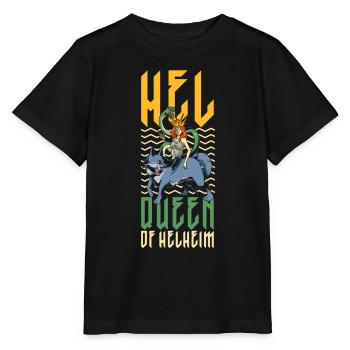 Ruler of the Underworld - Viking Goddess Hel - Stanley/Stella MINI CREATOR Kids’ T-Shirt - black - Front - Mikhail (115cm)
