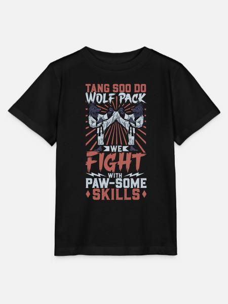 Wolf - Tang Soo Do - Stanley/Stella Kinder T-Shirt MINI CREATOR - Schwarz