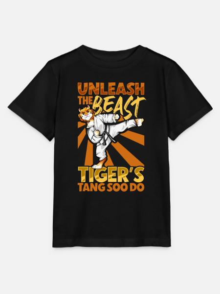 Tiger - Tang Soo Do - Stanley/Stella Kinder T-Shirt MINI CREATOR  - Schwarz