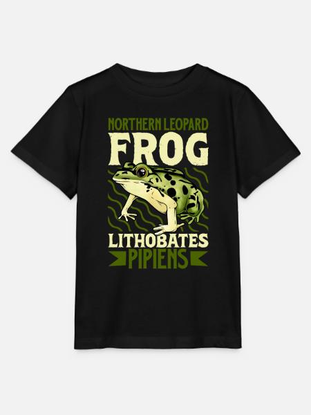Leopardfrosch - Stanley/Stella Kinder T-Shirt MINI CREATOR - Schwarz