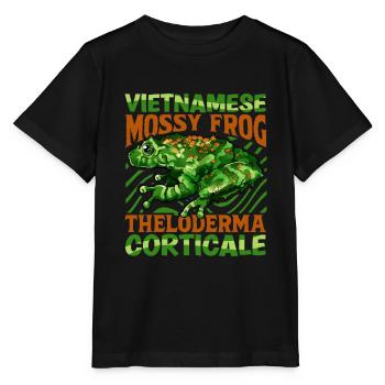 Vietnamese Moss Frog - Stanley/Stella MINI CREATOR Kids’ T-Shirt - black - Front - Mikhail (115cm)