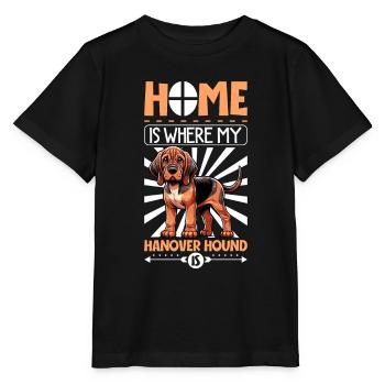 Home - Hanoverian Sweathound - Stanley/Stella MINI CREATOR Kids’ T-Shirt - black - Front - Mikhail (115cm)